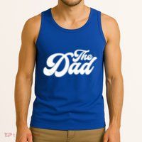 Retro The Dad Matching Family Tank Top