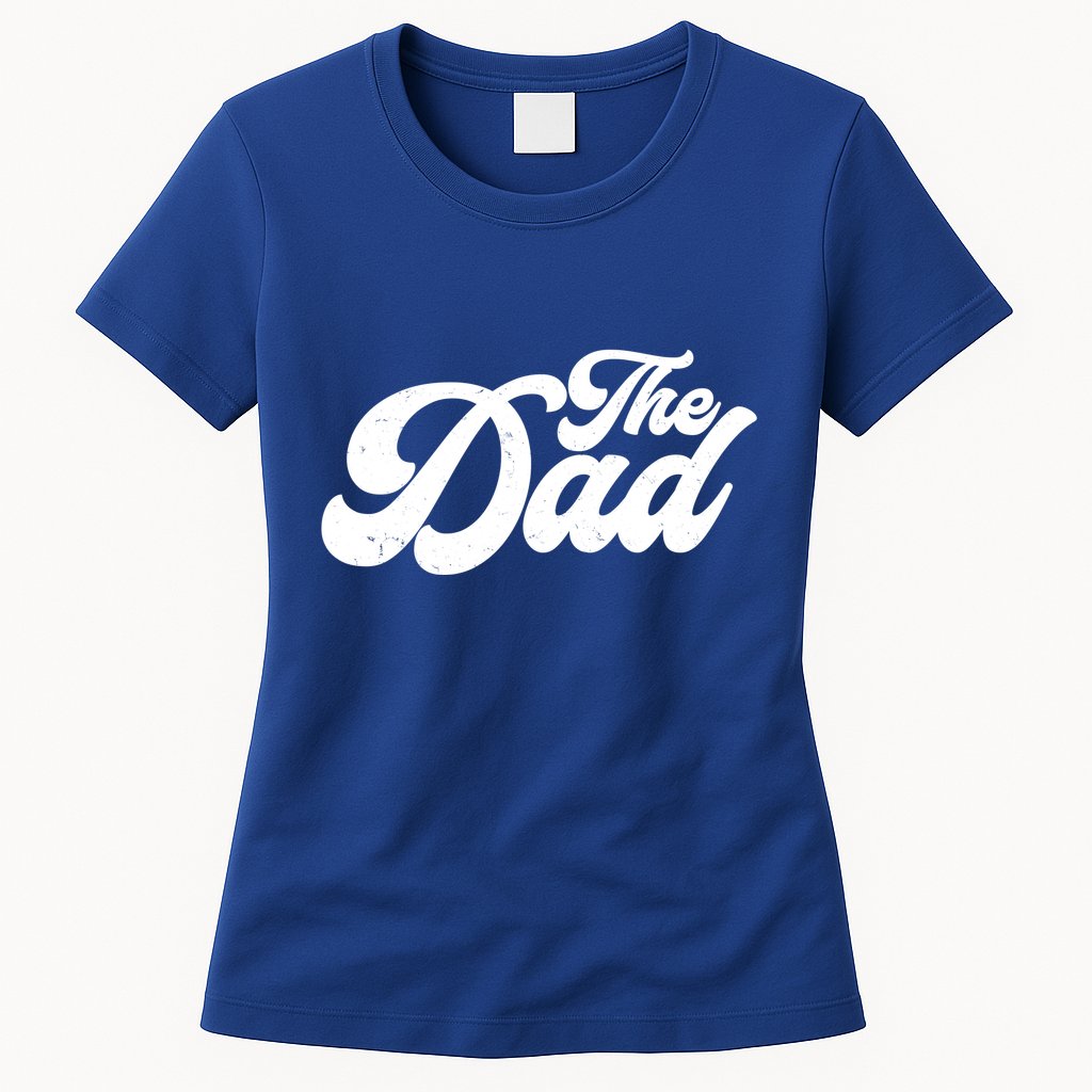 Retro The Dad Matching Family Womens T-Shirt