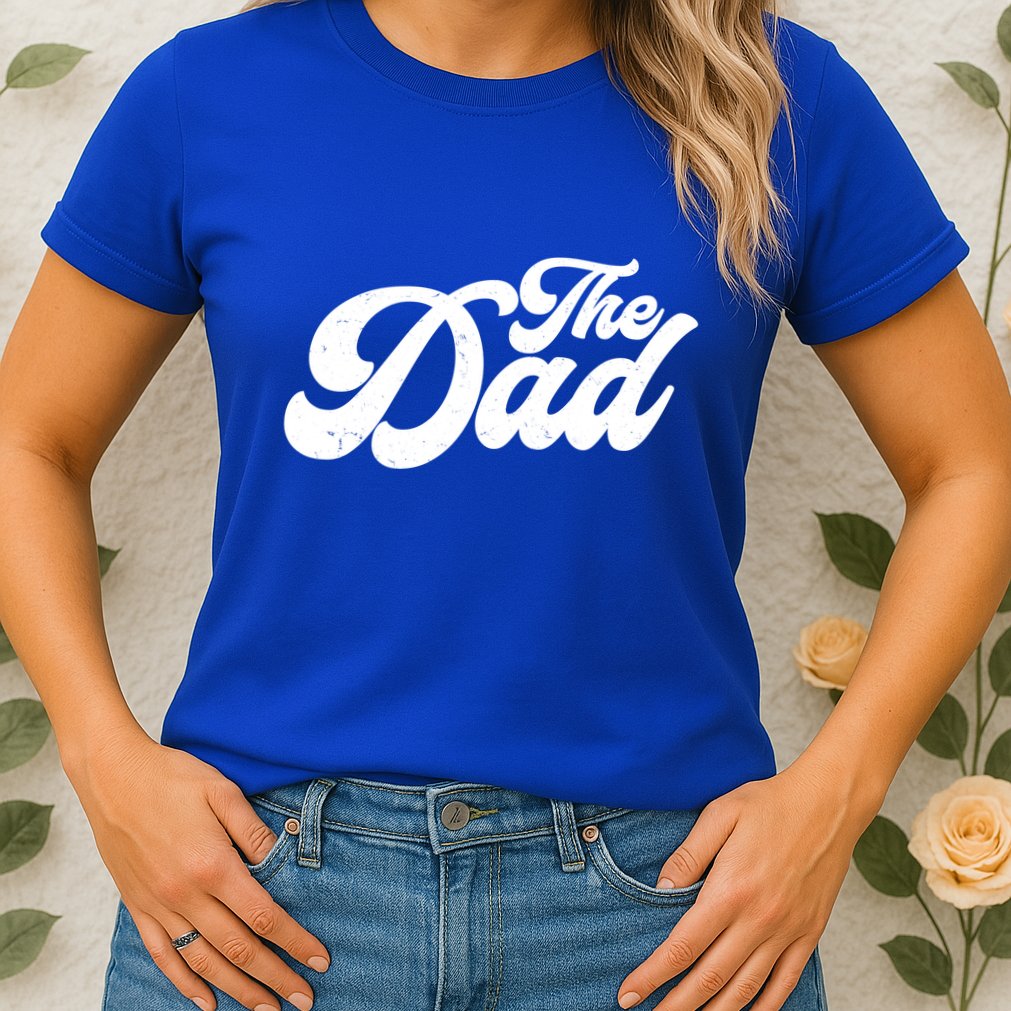 Retro The Dad Matching Family Womens T-Shirt