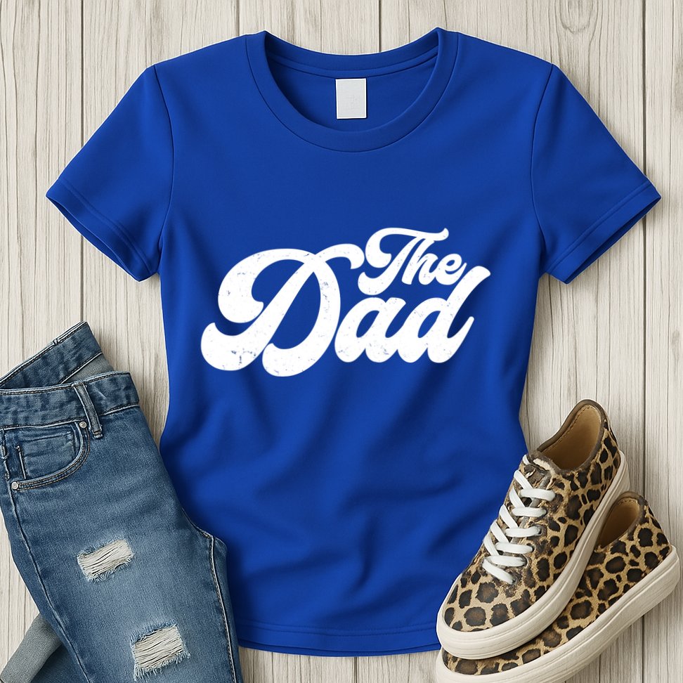 Retro The Dad Matching Family Womens T-Shirt