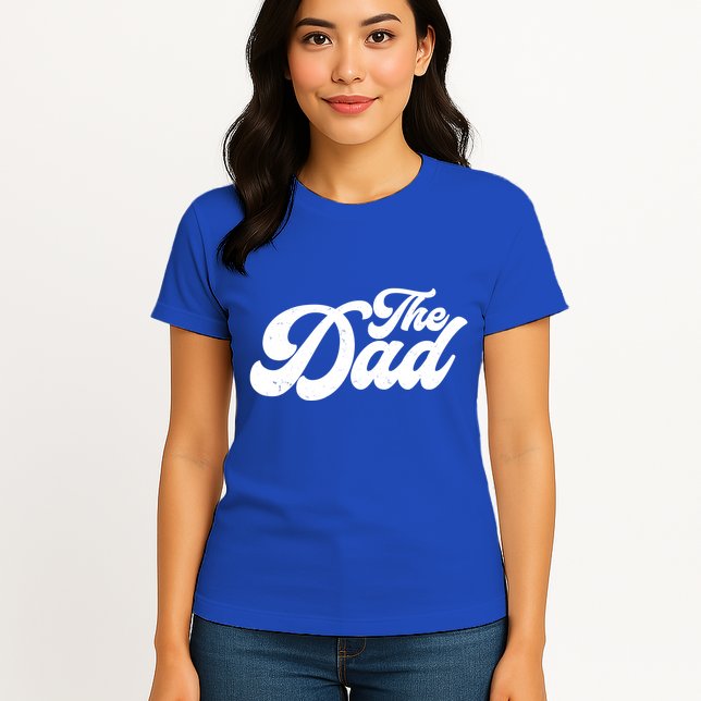 Retro The Dad Matching Family Womens T-Shirt