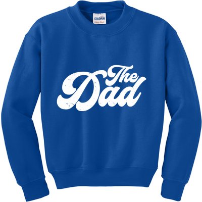 Retro The Dad Matching Family Kids Sweatshirt