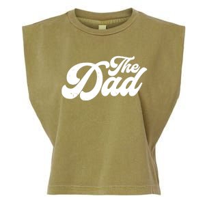 Retro The Dad Matching Family Garment-Dyed Women's Muscle Tee