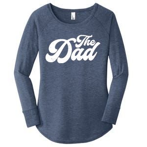 Retro The Dad Matching Family Women's Perfect Tri Tunic Long Sleeve Shirt