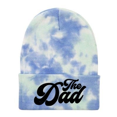 Retro The Dad Matching Family Tie Dye 12in Knit Beanie