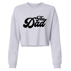 Retro The Dad Matching Family Cropped Pullover Crew