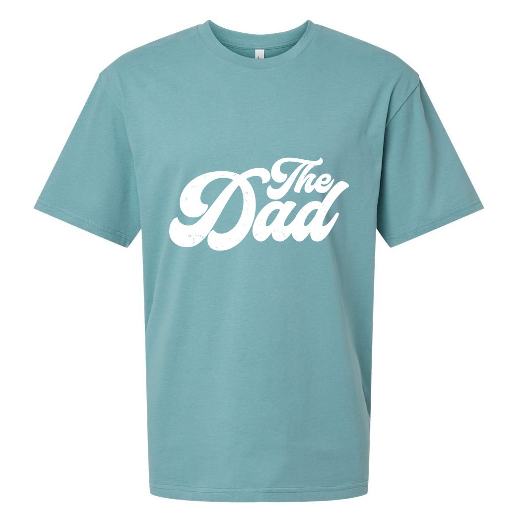 Retro The Dad Matching Family Sueded Cloud Jersey T-Shirt