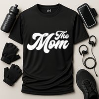 Retro The Mom Matching Family Cooling Performance Crew T-Shirt