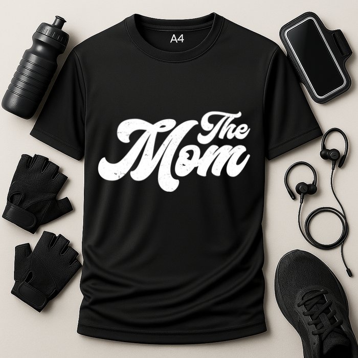 Retro The Mom Matching Family Cooling Performance Crew T-Shirt