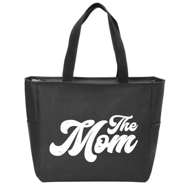 Retro The Mom Matching Family Zip Tote Bag