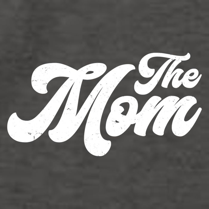 Retro The Mom Matching Family Vector Backpack