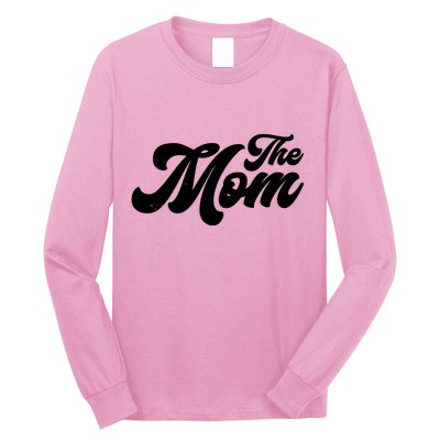 Retro The Mom Matching Family Long Sleeve Shirt