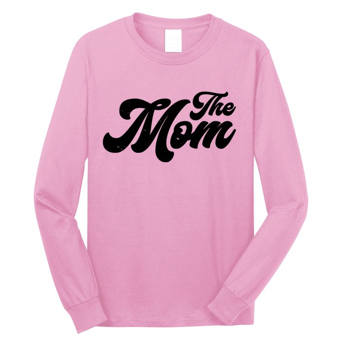 Retro The Mom Matching Family Long Sleeve Shirt