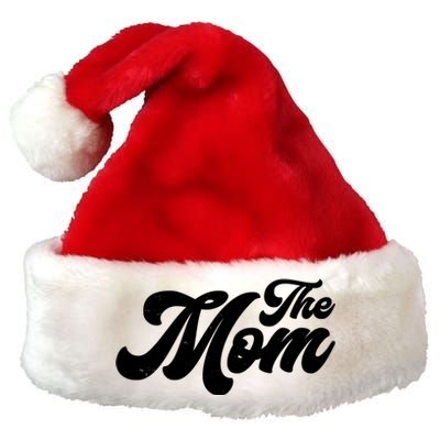 Retro The Mom Matching Family Premium Christmas Santa Hat