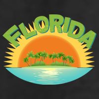 Retro Tropical Florida Coastline  Adult Drive Performance Visor