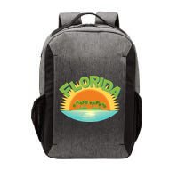 Retro Tropical Florida Coastline  Vector Backpack