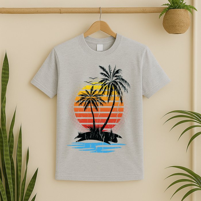 Retro Tropical Island T-Shirt