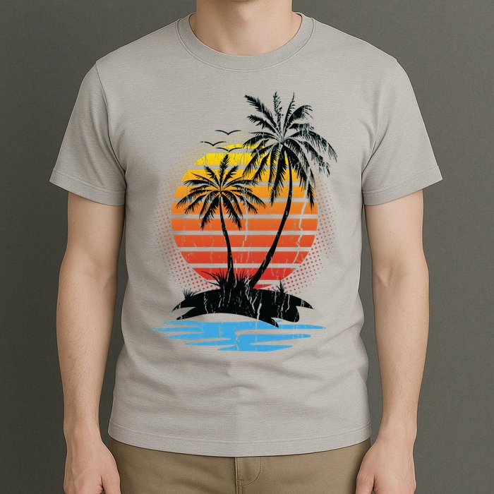 Retro Tropical Island T-Shirt