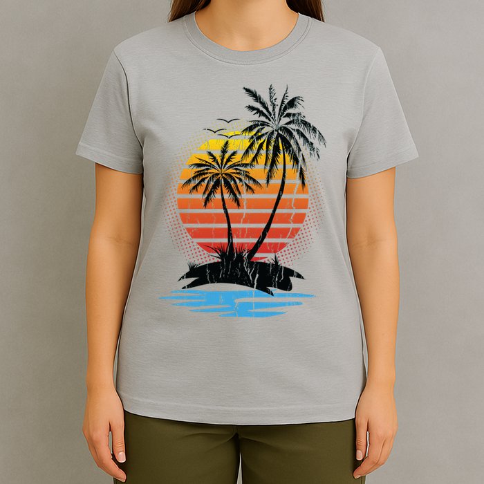 Retro Tropical Island T-Shirt