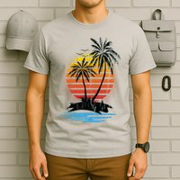 Retro Tropical Island T-Shirt