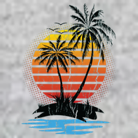 Retro Tropical Island T-Shirt