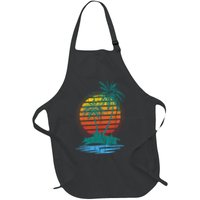 Retro Tropical Island Apron