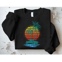 Retro Tropical Island Sweatshirt