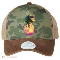 Retro Tropical Pineapple Legacy Tie Dye Trucker Hat