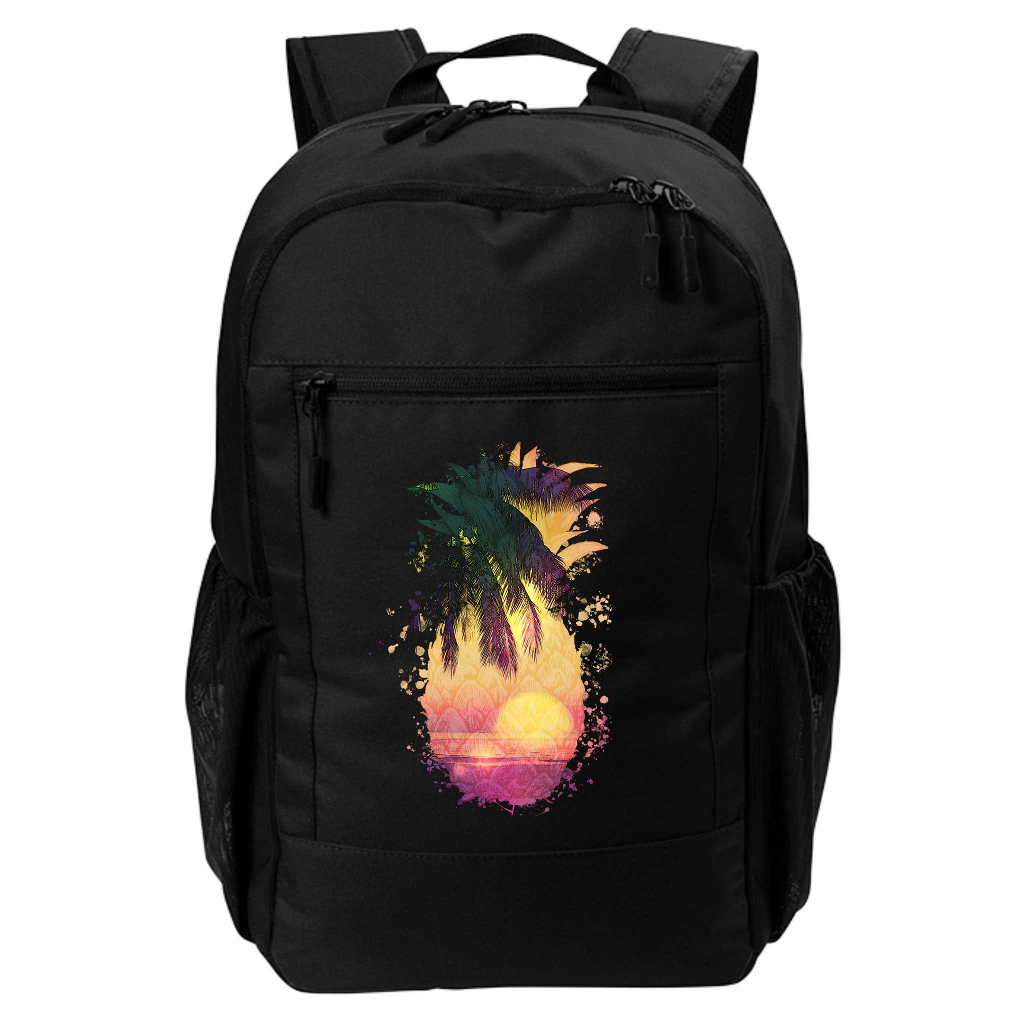 Retro Tropical Pineapple Backpack