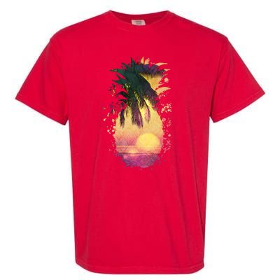 Retro Tropical Pineapple Garment-Dyed Heavyweight T-Shirt