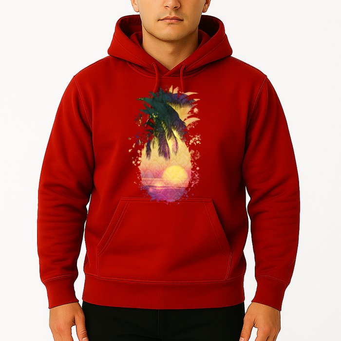 Retro Tropical Pineapple Hoodie