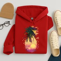 Retro Tropical Pineapple Hoodie
