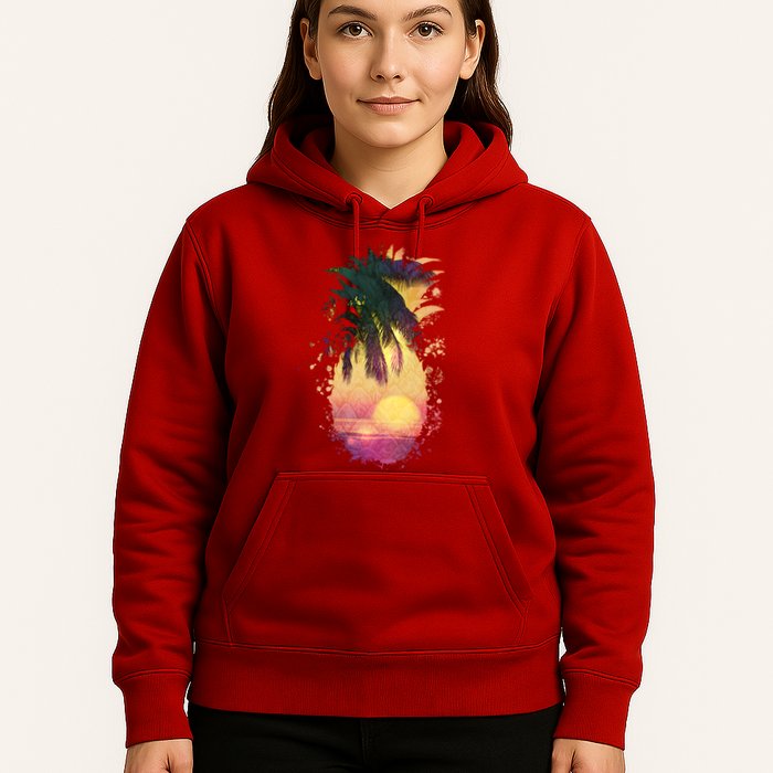 Retro Tropical Pineapple Hoodie