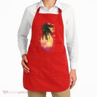 Retro Tropical Pineapple Apron