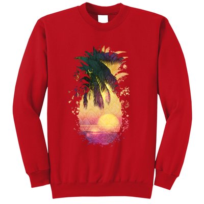 Retro Tropical Pineapple Sweatshirt