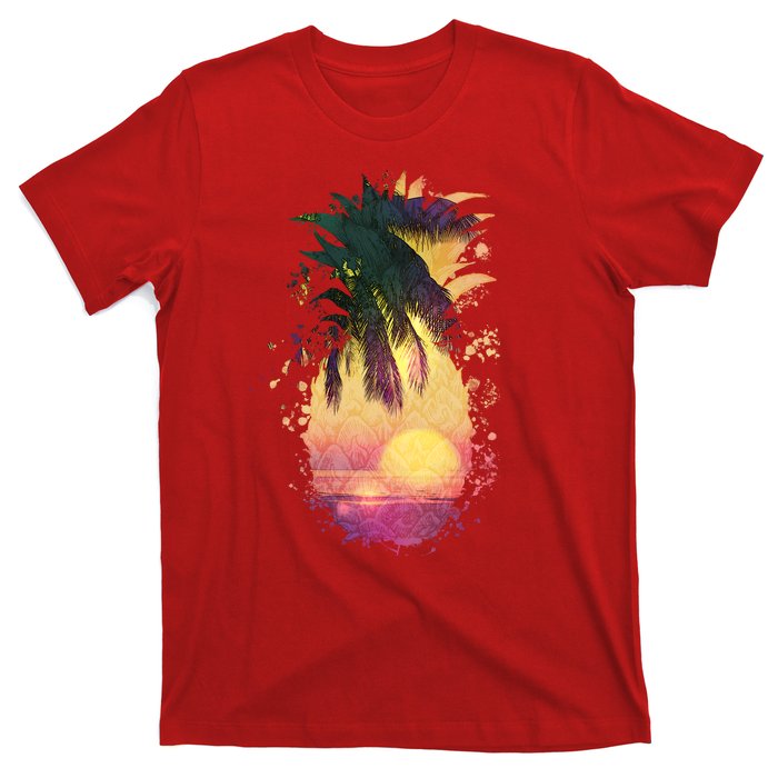 Retro Tropical Pineapple T-Shirt