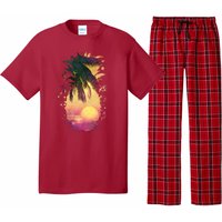 Retro Tropical Pineapple Pajama Set