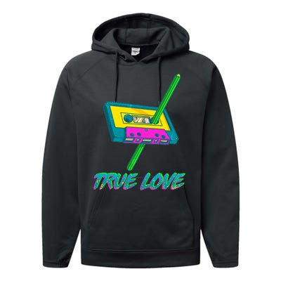 Retro True Love Performance Fleece Hoodie