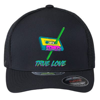 Retro True Love Flexfit Unipanel Trucker Cap