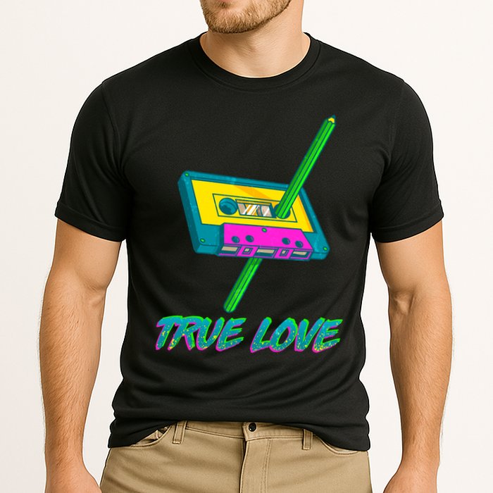 Retro True Love Cooling Performance Crew T-Shirt