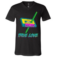 Retro True Love V-Neck T-Shirt