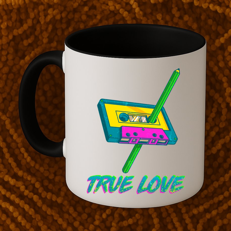 Retro True Love Mug