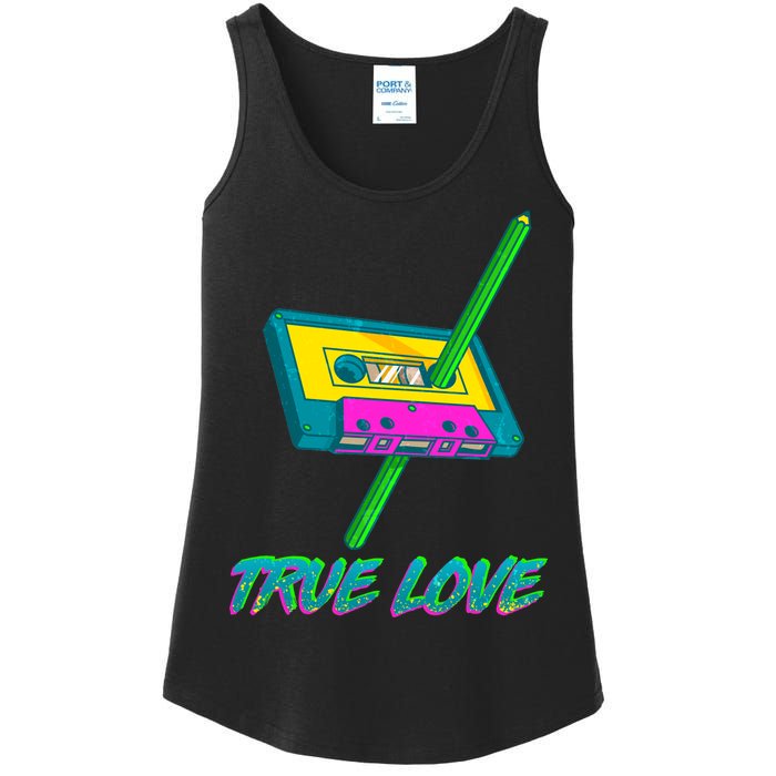 Retro True Love Ladies Essential Tank