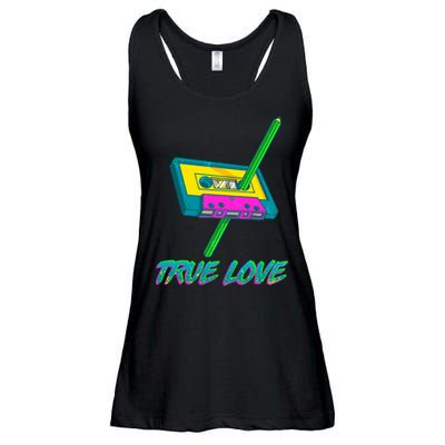 Retro True Love Ladies Essential Flowy Tank