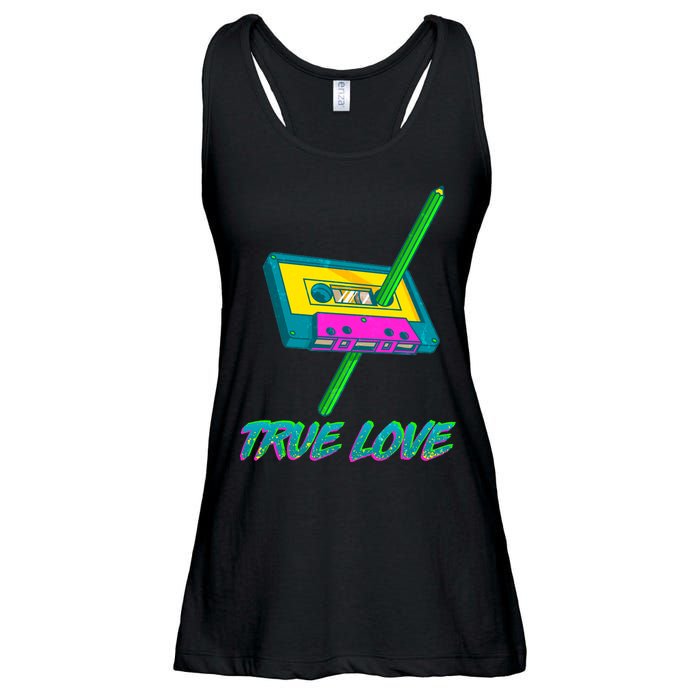 Retro True Love Ladies Essential Flowy Tank