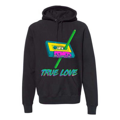 Retro True Love Premium Hoodie