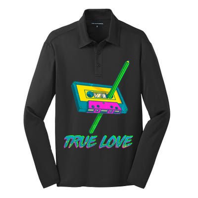 Retro True Love Silk Touch Performance Long Sleeve Polo