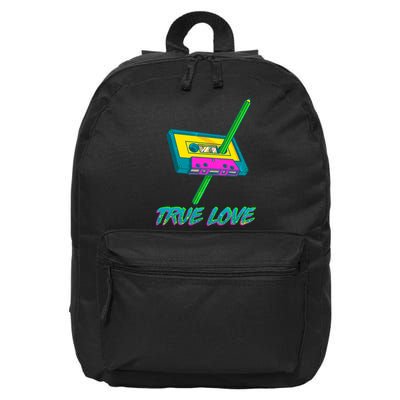 Retro True Love 16 in Basic Backpack