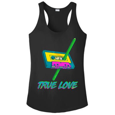 Retro True Love Ladies PosiCharge Competitor Racerback Tank