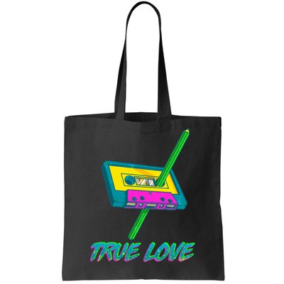 Retro True Love Tote Bag